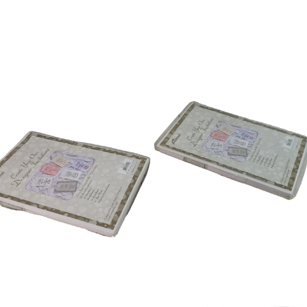 Create Your Own Designer Invitations with Overlays by AMPAD Set of 2 Boxes New